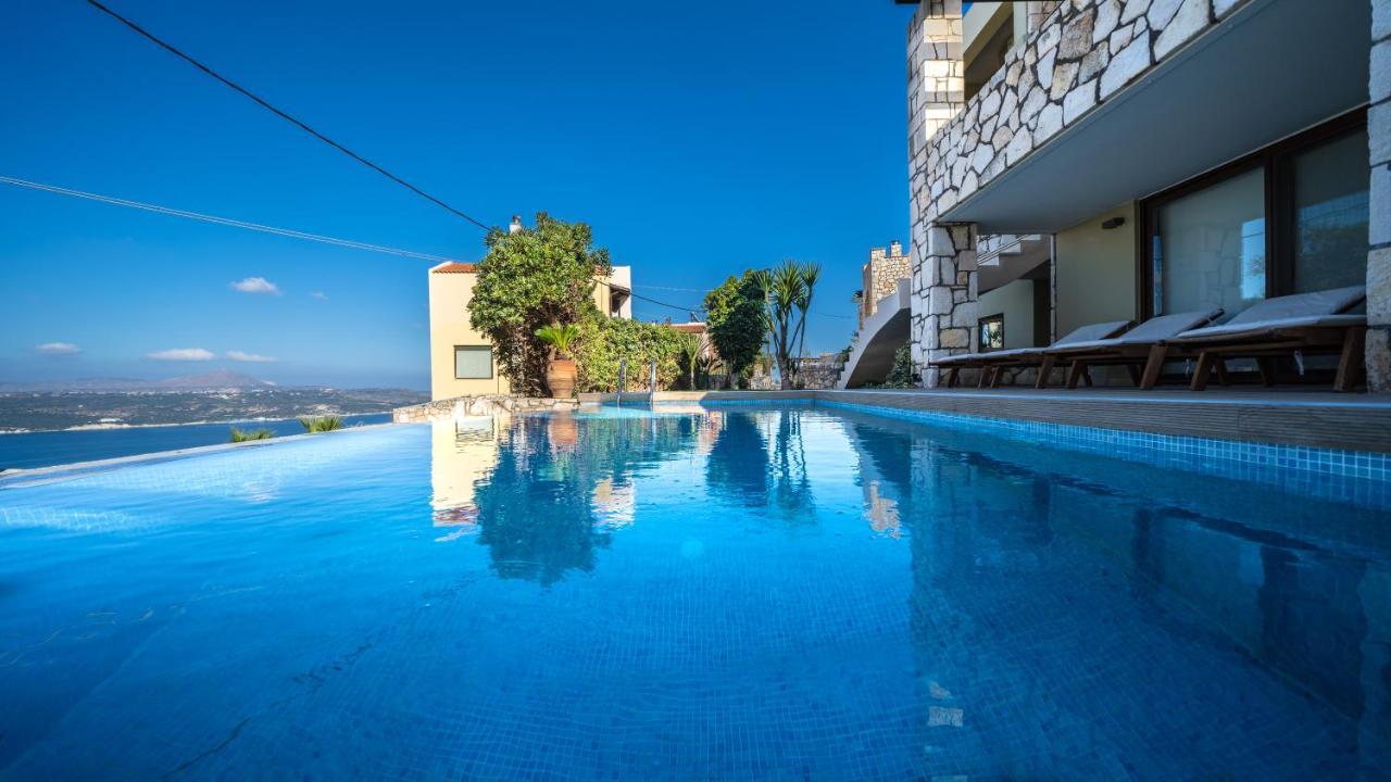 Villa Majestic Crete Heated Pool And Sauna Megala Chorafia ภายนอก รูปภาพ