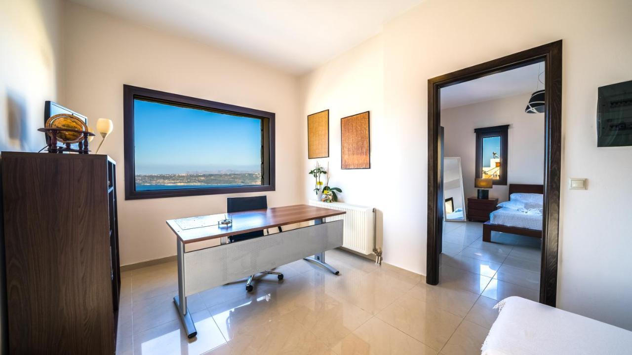 Villa Majestic Crete Heated Pool And Sauna Megala Chorafia ภายนอก รูปภาพ
