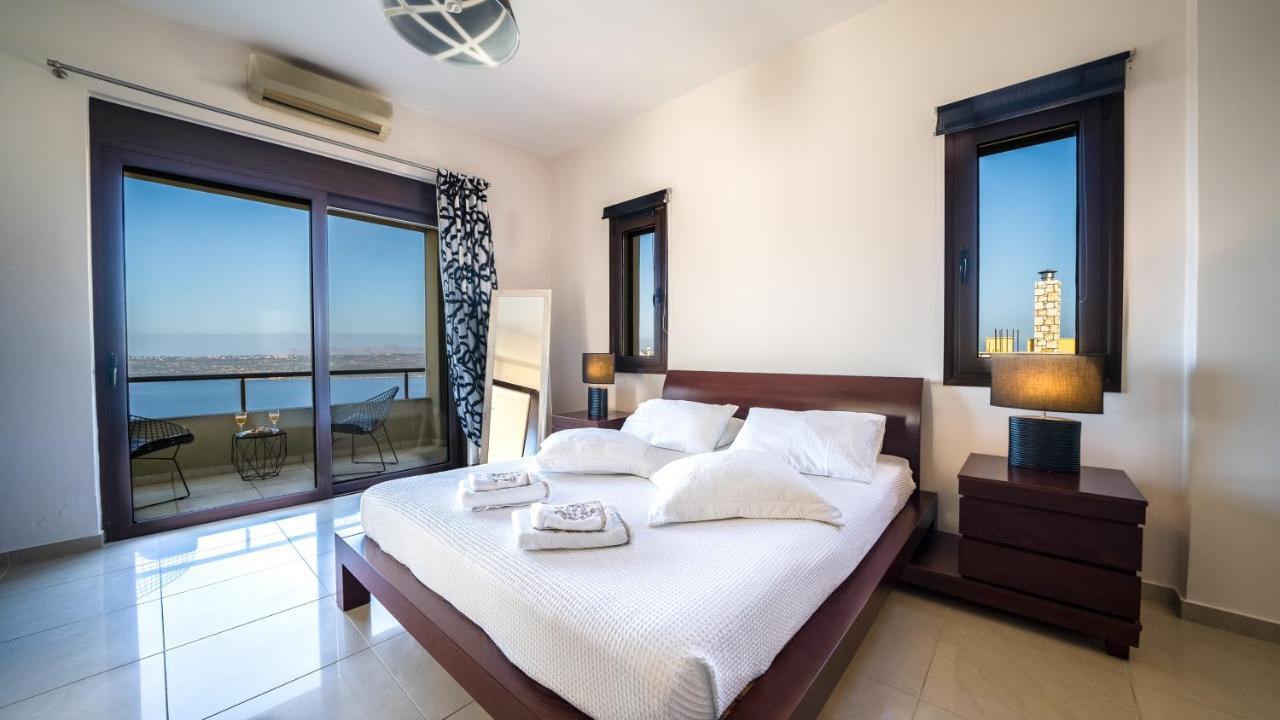 Villa Majestic Crete Heated Pool And Sauna Megala Chorafia ภายนอก รูปภาพ