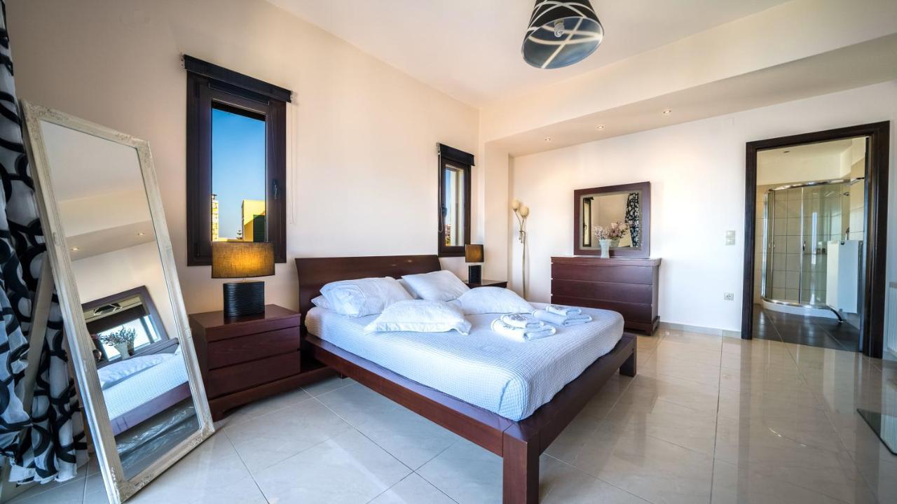 Villa Majestic Crete Heated Pool And Sauna Megala Chorafia ภายนอก รูปภาพ