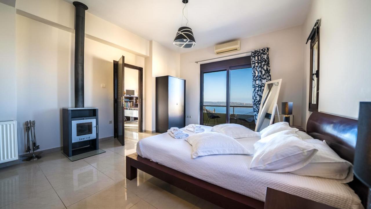 Villa Majestic Crete Heated Pool And Sauna Megala Chorafia ภายนอก รูปภาพ