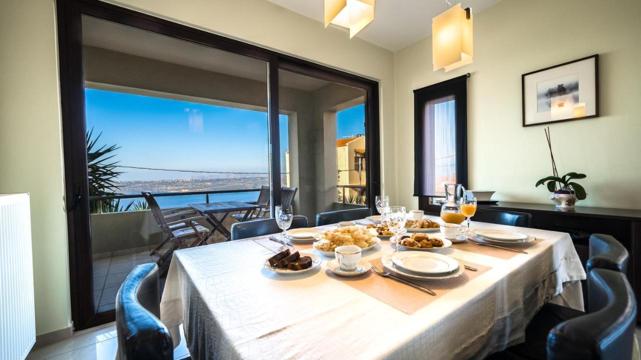 Villa Majestic Crete Heated Pool And Sauna Megala Chorafia ภายนอก รูปภาพ