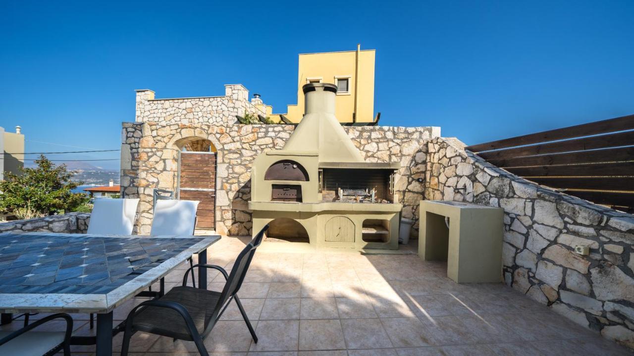 Villa Majestic Crete Heated Pool And Sauna Megala Chorafia ภายนอก รูปภาพ