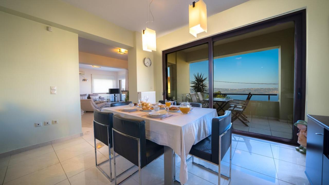 Villa Majestic Crete Heated Pool And Sauna Megala Chorafia ภายนอก รูปภาพ