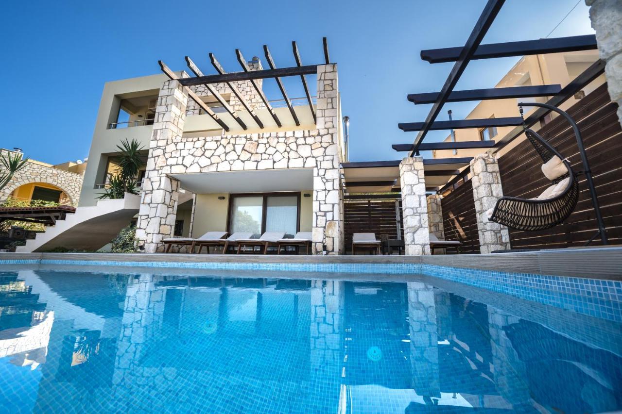 Villa Majestic Crete Heated Pool And Sauna Megala Chorafia ภายนอก รูปภาพ